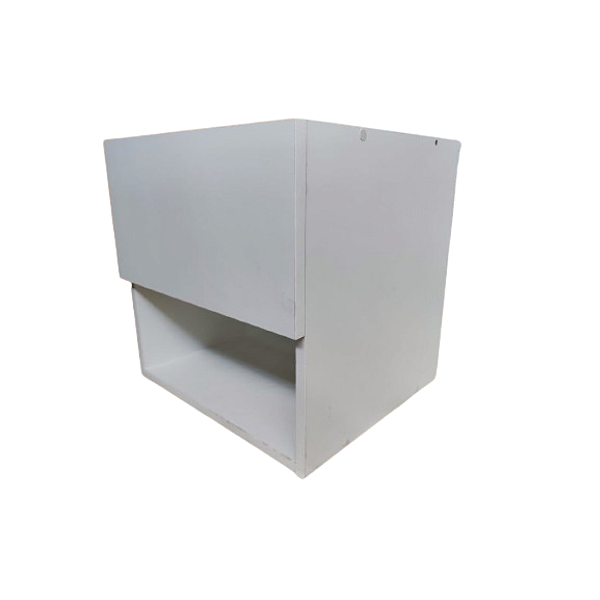 Mesa De Cabeceira C Gaveta Secreta Lado Esquerdo Mdf Branco [F031]