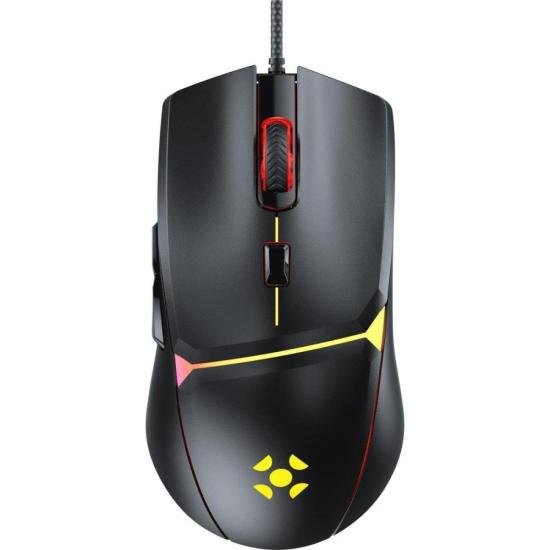 Mouse Gamer Fortrek Crusader 12800Dpi Preto [F002]