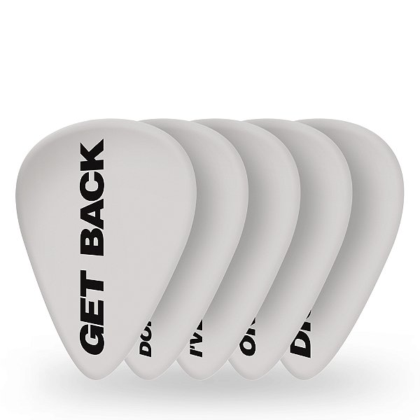 Palheta .50 Leve Get Back D Addario The Beatles 1CWH2-10B8 [F035]