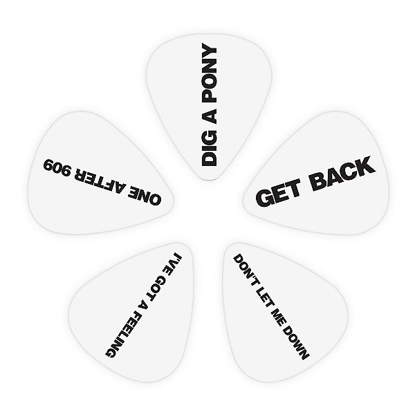 Palheta 1.0 Pesada Get Back D Addario The Beatles 1CWH6-10B8 [F035]
