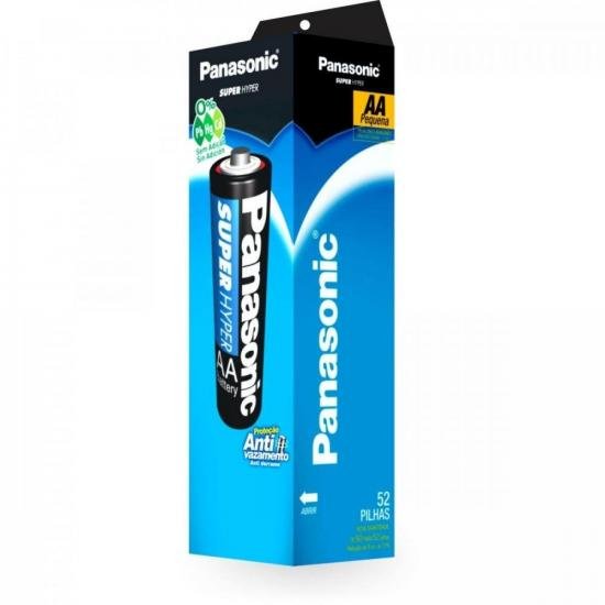 Pilha Zinco 1,5V AA UM-3SH936 (C/52 Pilhas) Panasonic - TUB / 52 [F002]