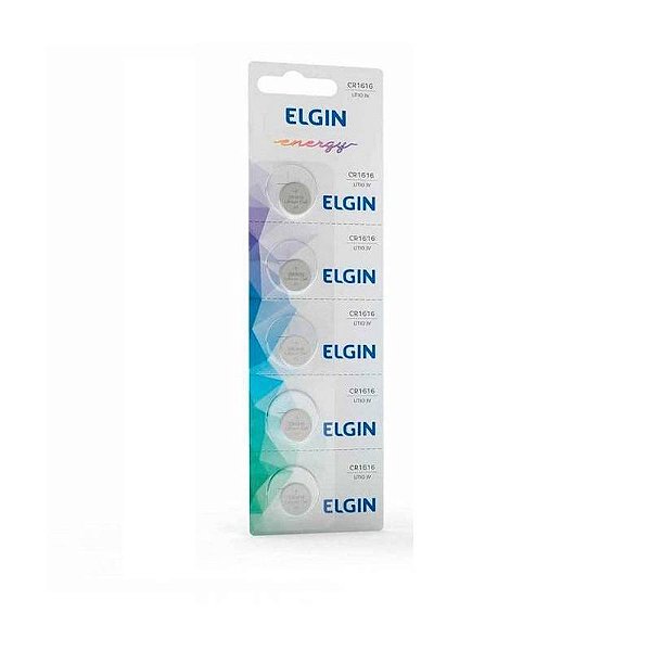 5 Baterias  Cr1616 Elgin [F108]