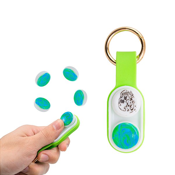 Pop Puck Brinquedo Antistress Magnetico Imã Fidget Cor:verde [F102]