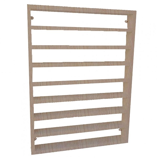 Prateleira Decorativa Coleções Trovarelli Madeirado [F031]
