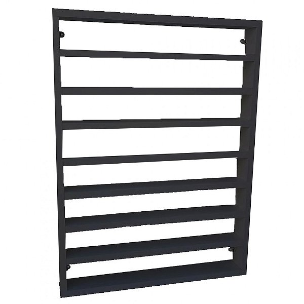 Prateleira Decorativa Coleções Trovarelli Preto [F031]