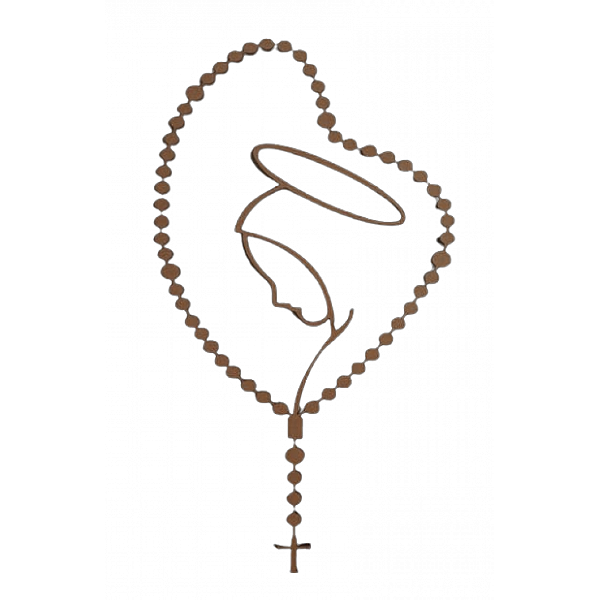 Terço Nossa Senhora Aparecida Natural [F031]