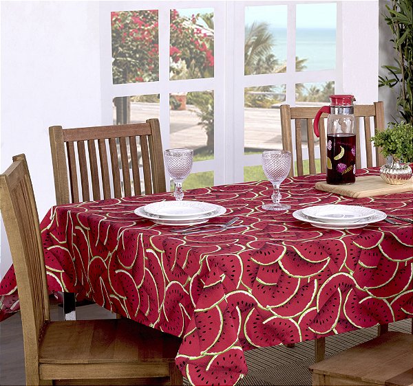 Toalha De Mesa Quadrada Magali Avulsa [F101]