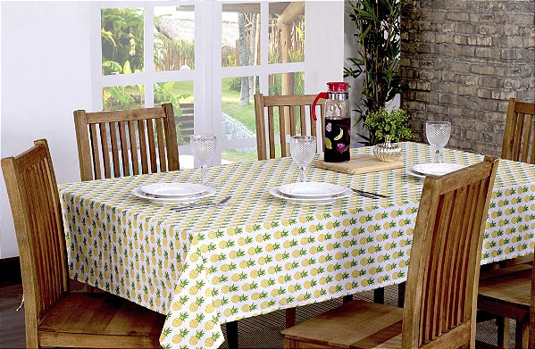 Toalha De Mesa Retangular Tropical Avulsa [F101]