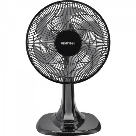 Ventilador de Mesa Ventisol Turbo 6 30cm Preto/Cinza 127v [F002]