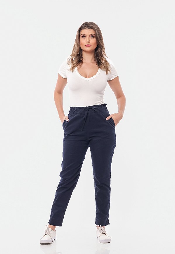 Calça 3821 Azul Marinho Bella Canvas [F075]