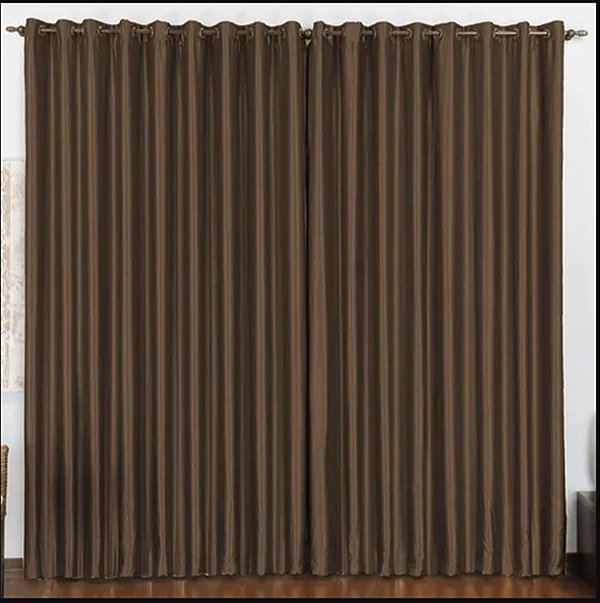 Cortina Blackout Tecido 3,00x2,70 Para Varão Simples [F122]