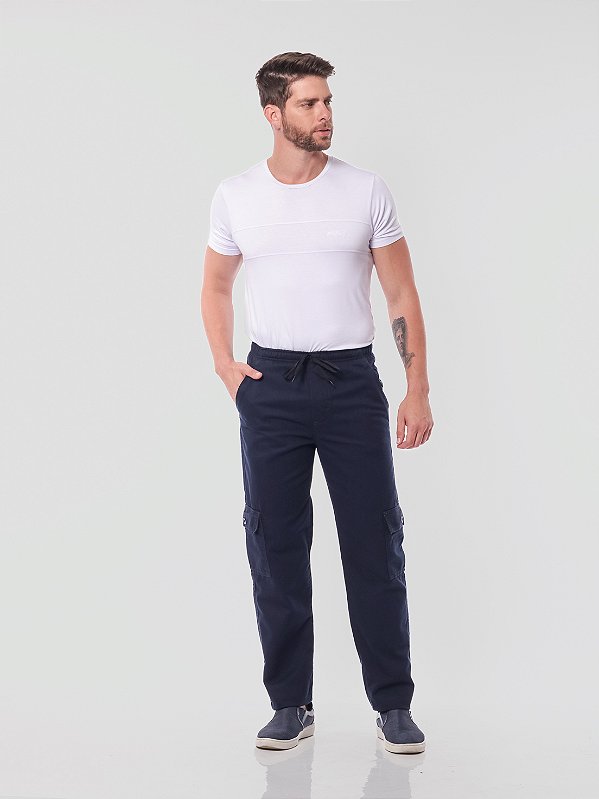 Calça Sarja 7902 Marinho [F075]