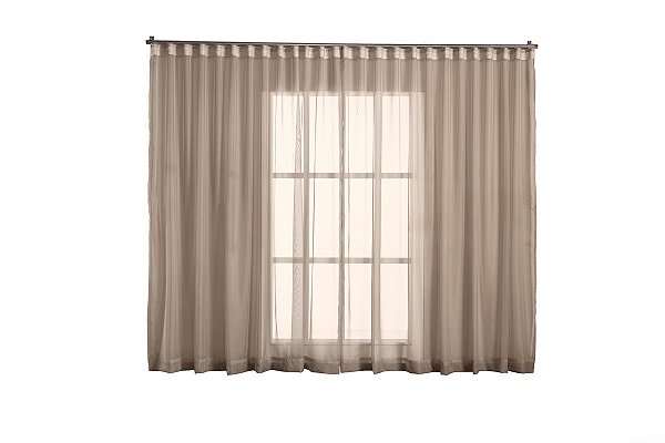 Cortina Voil Tecido 2,80x2,30 Para Trilho Suíço [F122]