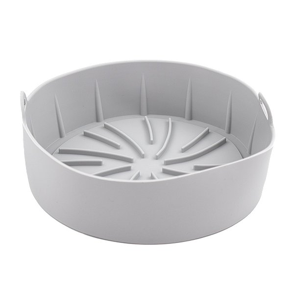 Forro Para Air Fryer De Silicone Reutilizável Antiaderente 22x8cm [F102]