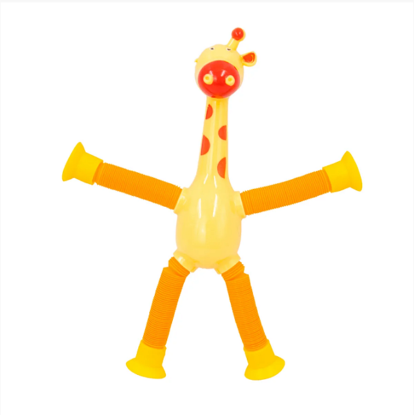 Girafa Pop It Tubo Led Estica Puxa Gruda Brinquedo Infantil [F102]