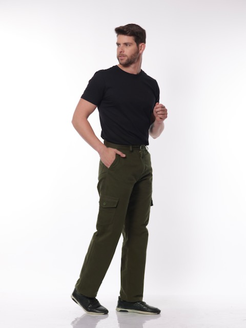 Calça Macaw Sarja 7888 Verde Musgo [F075]