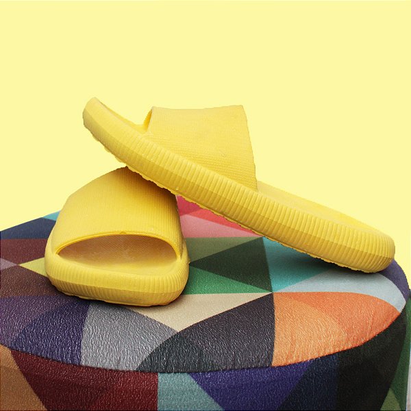 Chinelo Ortopedico Unissex  Cor:amarelo 34/35 [F102]
