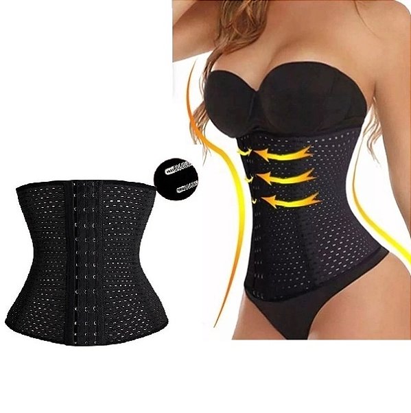 Cinta Modeladora Abdomen 4 Barbatanas 3 Ajustes Tamanho:m [F102]