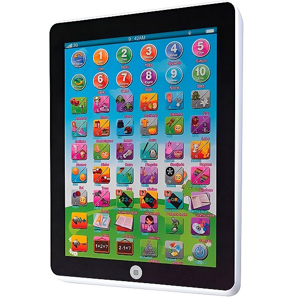 Tablet Infantil Bilíngue Interativo Educativo Divertido [F102]