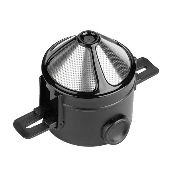 Mini Coador Portatil Decafe Reutilizavel Aço Inox Sem Filtro [F102]