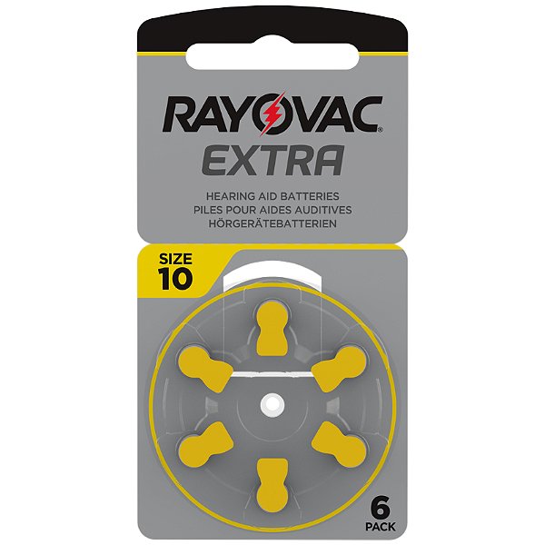 Pilha Auditiva 10 C/ 6 Rayovac Extra [F132]