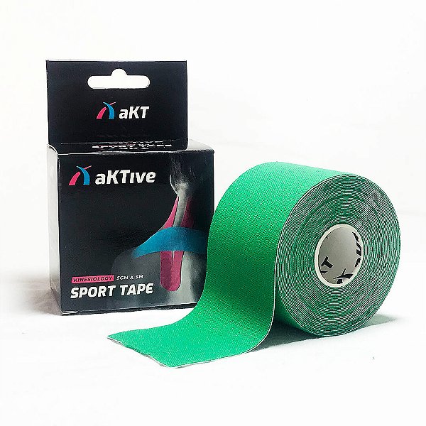 Fita Kinesio Aktive Sport 5 Cm X 5 Mts Verde [F132]