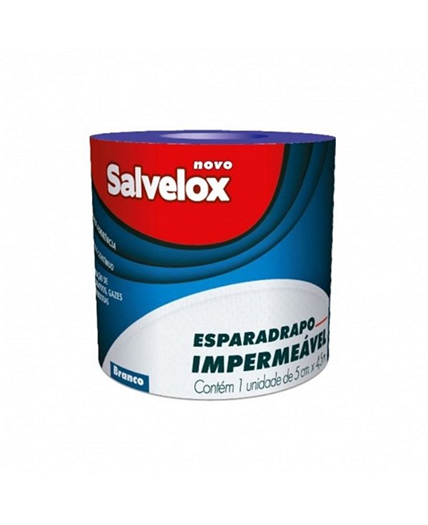 Esparadrapo Impermeavel 5.0cm X 4.5m Salvelox [F132]