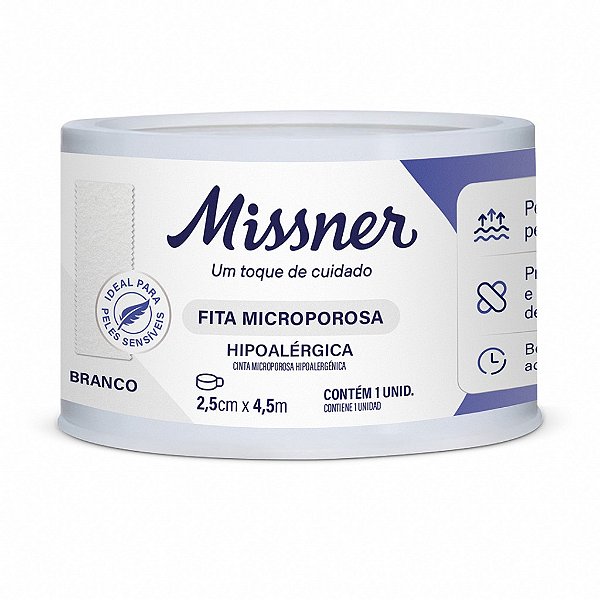Micropore Branco 2.5cm X 4,5m Missner [F132]