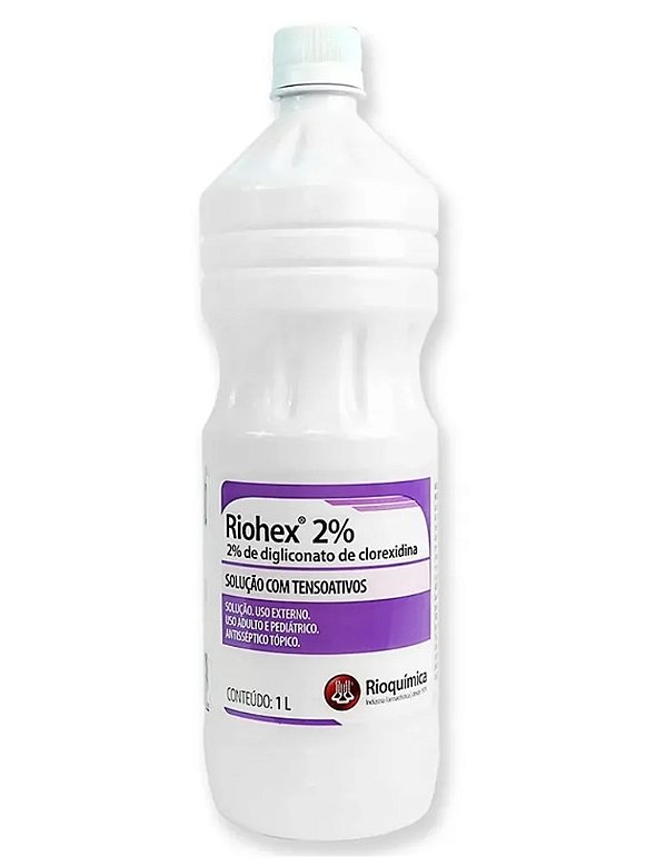 Clorexidina Degermante 2% 1000 Ml 1un Riohex Rioquimica [F132]