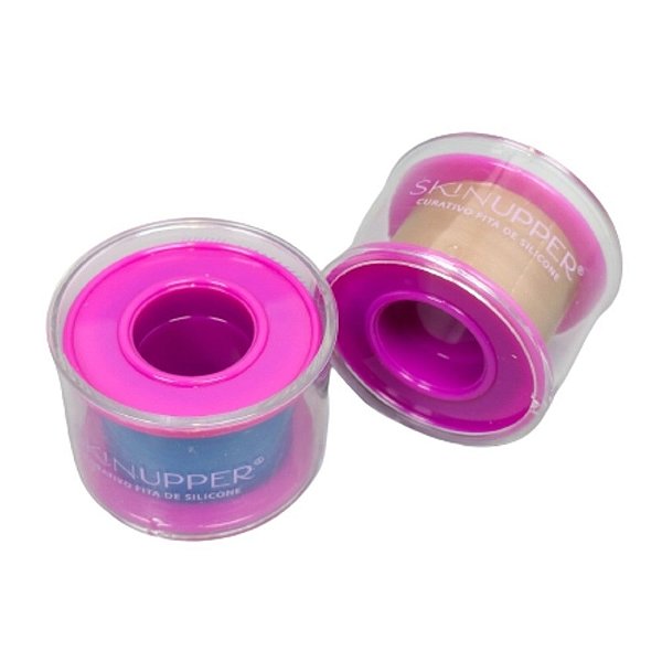 Fita De Silicone 2,50cm X 1,50m Rolo Bege Skinupper [F132]