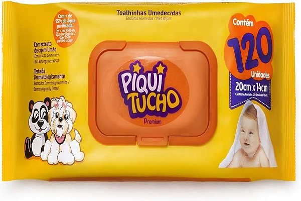 Toalha Umedecida C/120 Piquitucho Premium Cremer [F132]