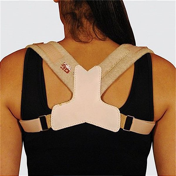 Corretor Postural (espaldeira) Simples Em Elastico M Glc [F132]