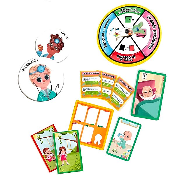 Brinquedo Jogo Educativo Problemas E Soluções Aprendizado [F102]