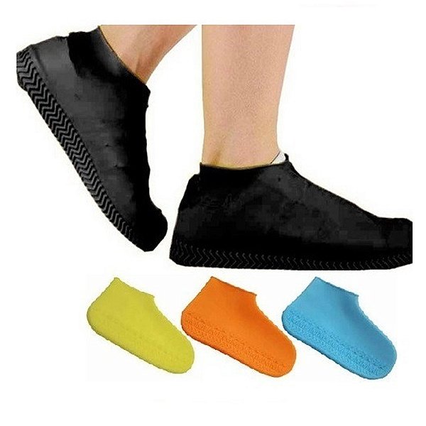 Protetor De Silicone Tenis E Sapato Capa De Chuva Tamanho:m [F102]