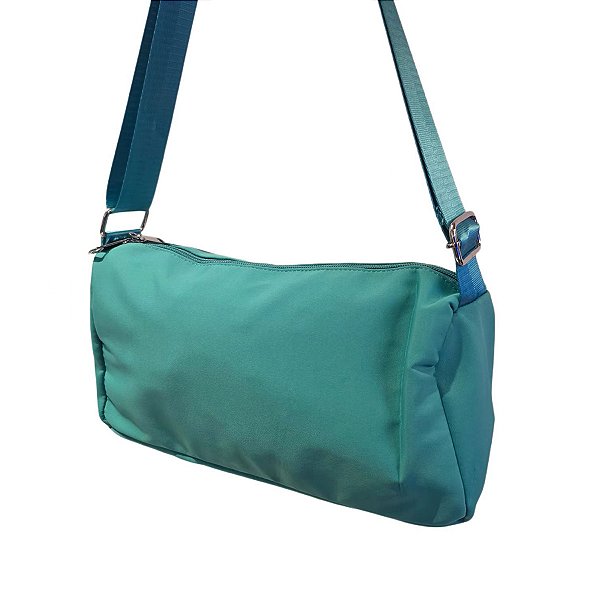 Bolsa Lateral Alça Grossa Transversal  Casual Festa Cor:azul [F102]