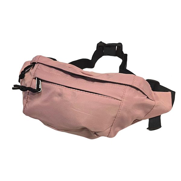 Pochete Bolsa Grande Transversal Ajustável Celular Cor: Rosa [F102]