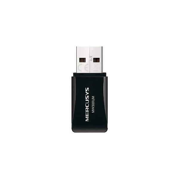 Adaptador Usb Mw300um Wireless Mini 300 Mbps Mercusys [F086]