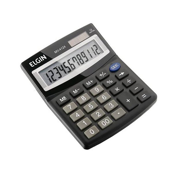 Calculadora Mesa Visor 12 Dig. Mv4124 Elgin [F108]