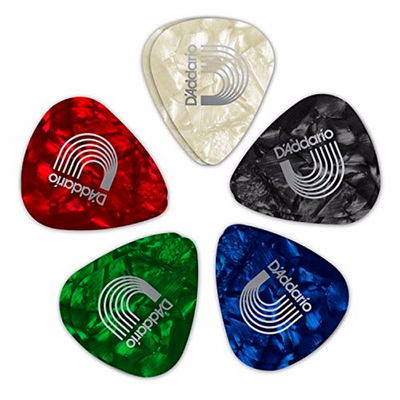 Palheta Guitarra Color 1cap6 D Addario 1.00mm 10un [F108]