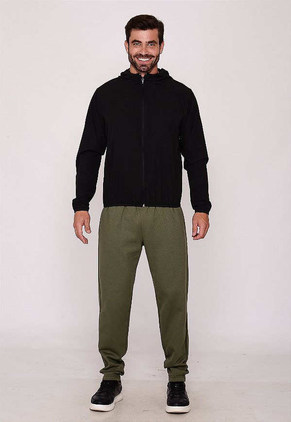 Jaqueta Masculina Corta Vento 7956 Preto [F075]