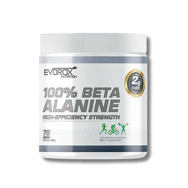 BETA-ALANINA 100% HIGH EFFICIENCY 150G – EVOROX NUTRITION