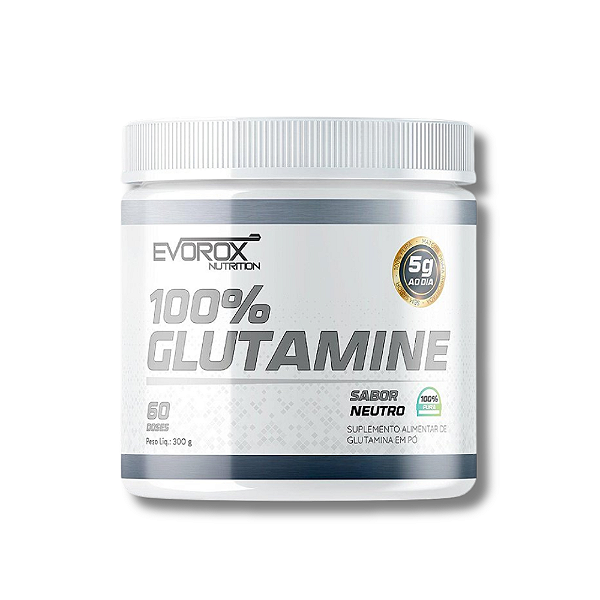 GLUTAMINA 100% 300G 60 DOSES – EVOROX NUTRITION