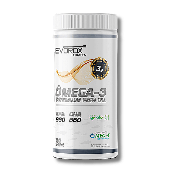 ÔMEGA-3 PREMIUM FISH OIL 90 CAPS – EVOROX NUTRITION