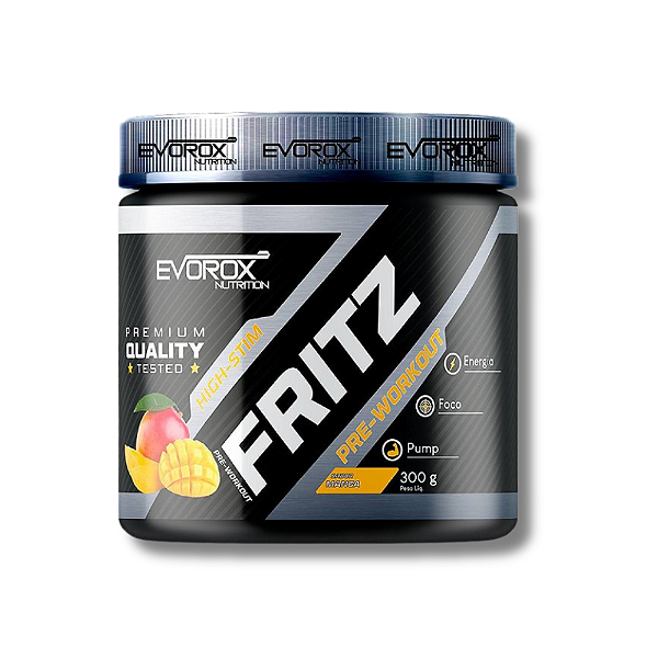 PRÉ-TREINO FRITZ SABOR MANGA 300G – EVOROX NUTRITION