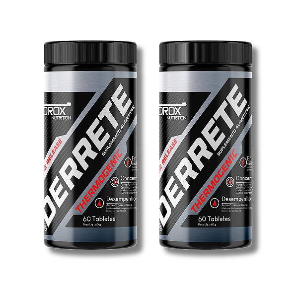 TERMOGÊNICO DERRETE 60 CAPS EVOROX NUTRITION – 2 UNIDADES