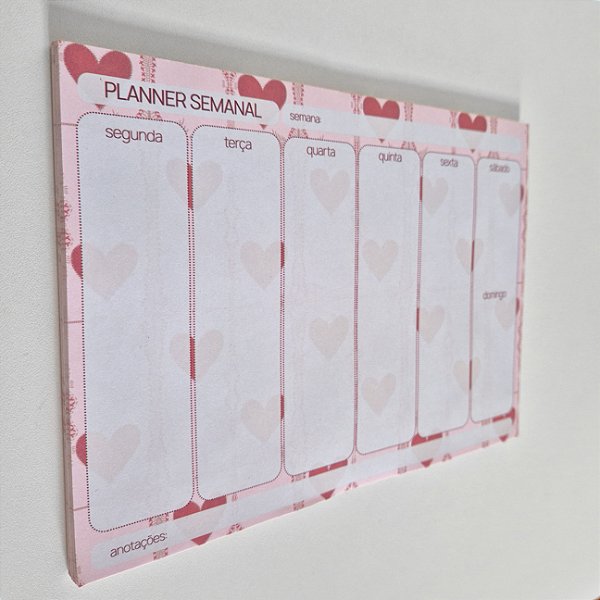 Planner Semanal Amore