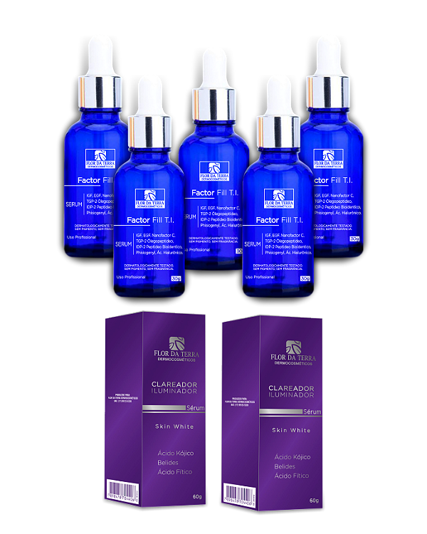 COMBO 5 + 2 = REGENERADOR DA PELE + CLAREADOR