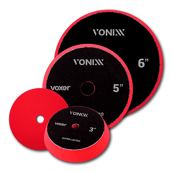 Boina de Espuma Voxer Vermelha Super Lustro - VONIXX