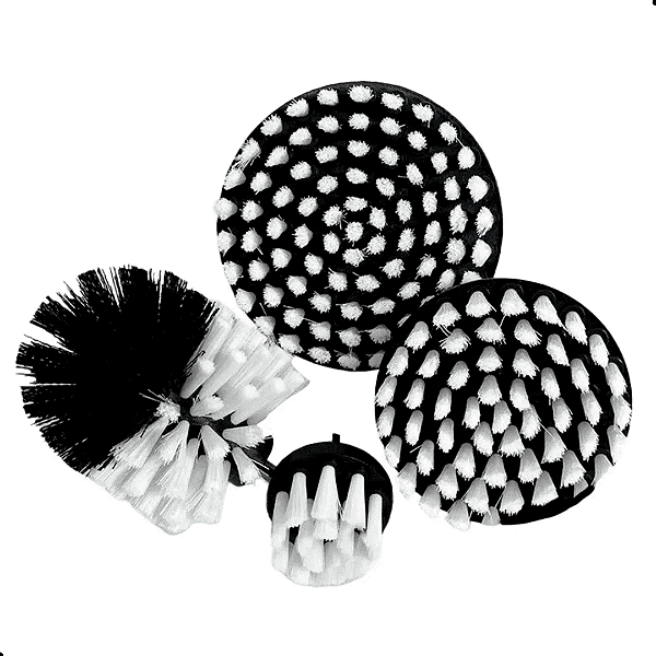 Jogo Escova Rotativa 4 Peças Cerdas Macias - VONIXX