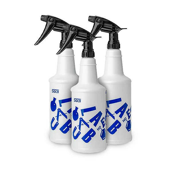 3 unidades Borrifador Sprayer 800ml Resistência Química - SGCB